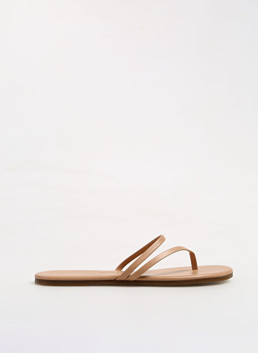 Krem Kadın Terlik TK-4002 - Görsel 2