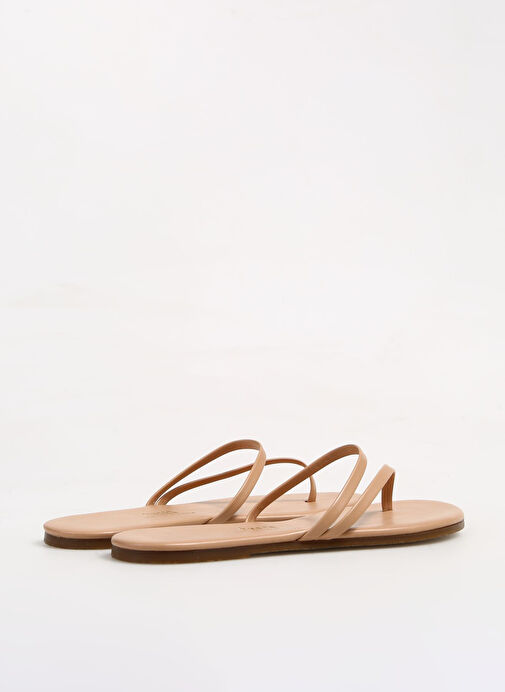 Krem Kadın Terlik TK-4002 - Görsel 4