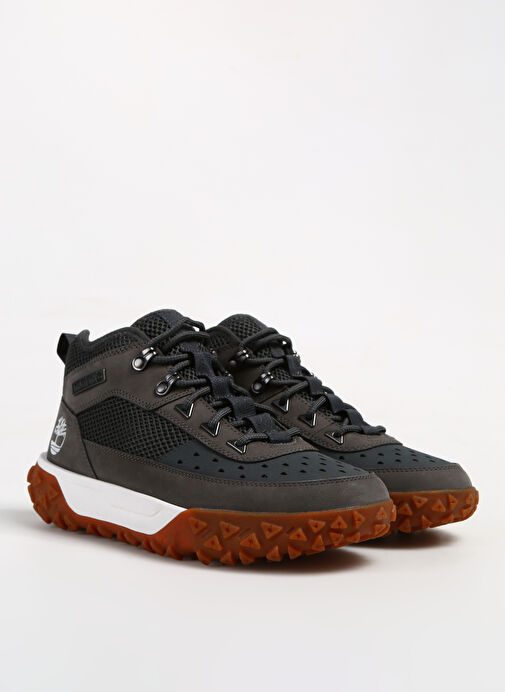 Timberland TB0A6A98Y551_MID LACE UP HIKING Gri Deri Erkek Outdoor Ayakkabısı - Görsel 3