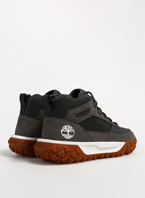 Timberland TB0A6A98Y551_MID LACE UP HIKING Gri Deri Erkek Outdoor Ayakkabısı - Görsel 4