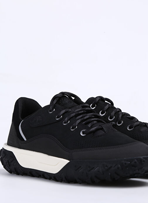 Timberland TB0A6A9VW051_LOW LACE UP HIKING Siyah Deri Erkek Outdoor Ayakkabısı - Görsel 6