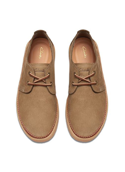 Clarks Nubuk Kahve Erkek Günlük Ayakkabı Clarkwood Low - Görsel 6