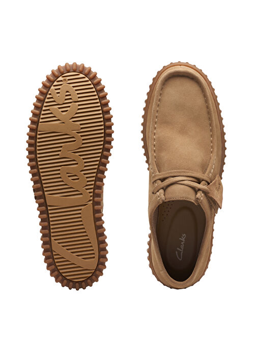 Clarks Koyu Kum Erkek Süet Günlük Ayakkabı Torhill Lo - Görsel 8