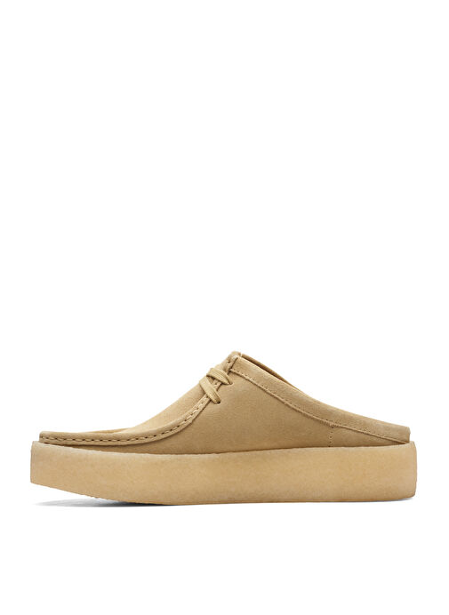 Clarks Bej Erkek Süet Terlik WallabeeCup Lo - Görsel 3