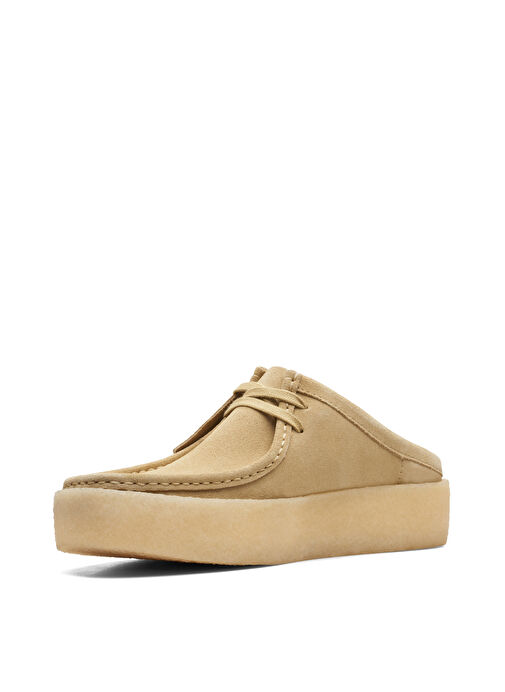 Clarks Bej Erkek Süet Terlik WallabeeCup Lo - Görsel 5