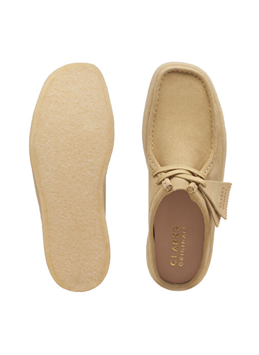 Clarks Bej Erkek Süet Terlik WallabeeCup Lo - Görsel 8