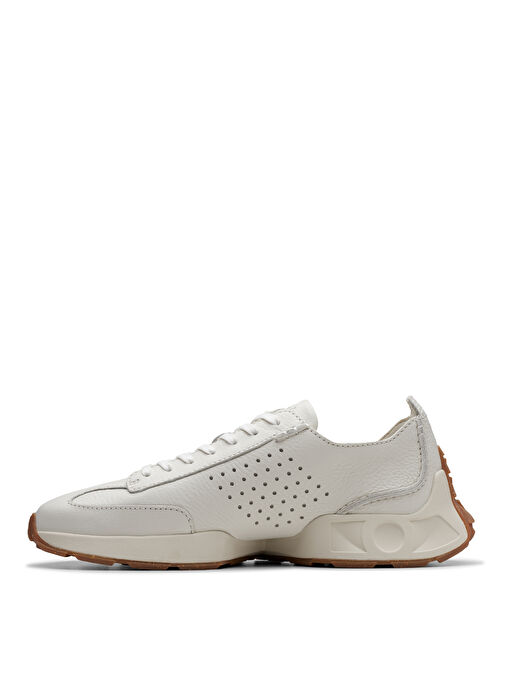 Clarks Beyaz Erkek Deri Sneaker Craft Speed - Görsel 3