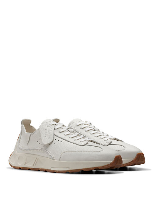Clarks Beyaz Erkek Deri Sneaker Craft Speed - Görsel 5