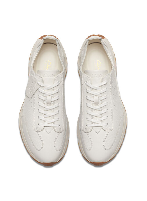 Clarks Beyaz Erkek Deri Sneaker Craft Speed - Görsel 6
