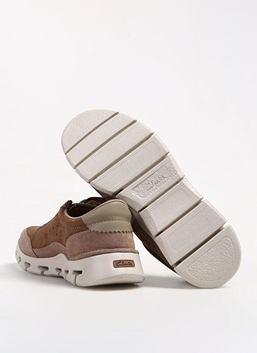 Clarks Açık Kahverengi Erkek Süet Sneaker Nature X One - Görsel 5