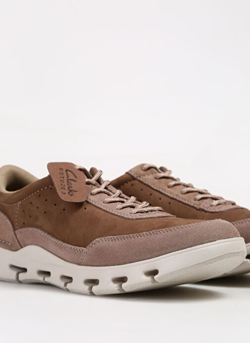Clarks Açık Kahverengi Erkek Süet Sneaker Nature X One - Görsel 6