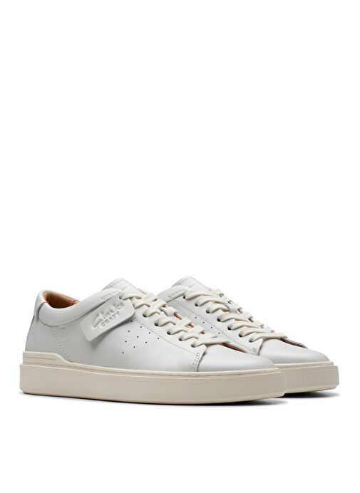 Clarks Beyaz Erkek Deri Sneaker Craft Swift - Görsel 5