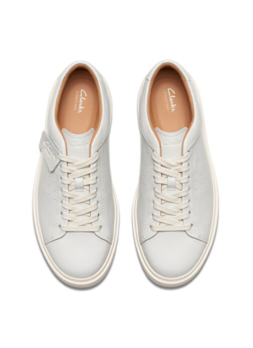 Clarks Beyaz Erkek Deri Sneaker Craft Swift - Görsel 6