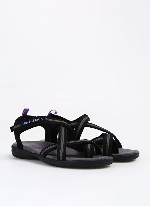Lumberjack Siyah Kadın Sandalet A10149835612010 - Görsel 3