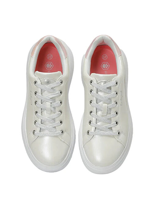 Lumberjack Beyaz-Pembe Kadın Sneaker A10154351812010 - Görsel 5