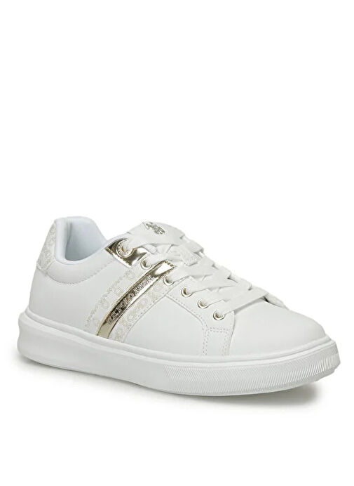 U.S. Polo Assn. Beyaz Kadın Sneaker A10153244912010 - Görsel 4