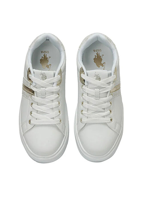 U.S. Polo Assn. Beyaz Kadın Sneaker A10153244912010 - Görsel 5