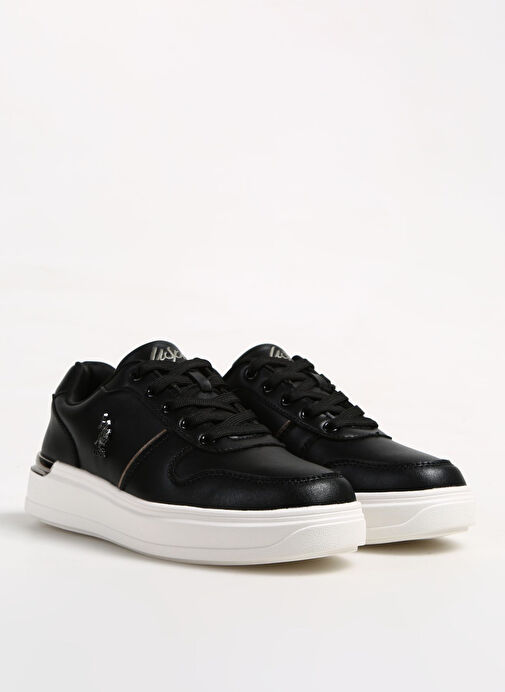 U.S. Polo Assn. Siyah Kadın Sneaker A10153231212010 - Görsel 3