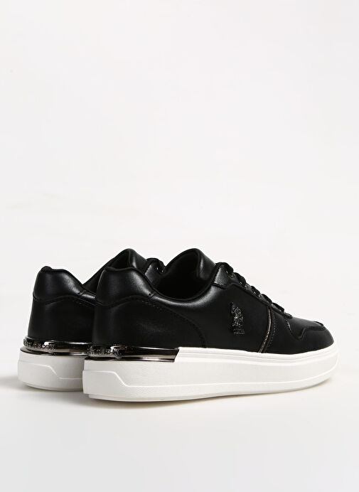 U.S. Polo Assn. Siyah Kadın Sneaker A10153231212010 - Görsel 4