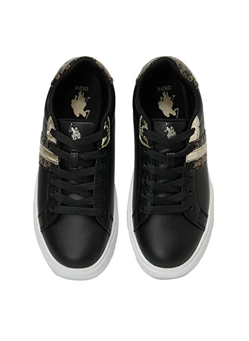U.S. Polo Assn. Siyah Kadın Sneaker A10153244812010 - Görsel 5