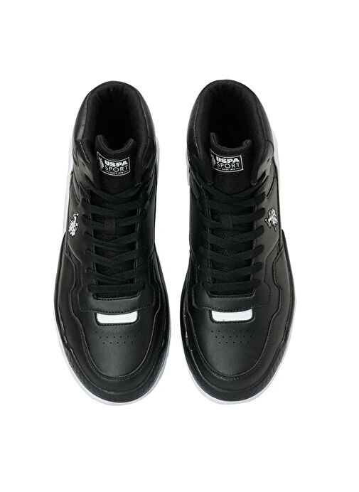 U.s. Polo Assn. U.S. Polo Assn. Siyah-Beyaz Erkek Sneaker MILOW HI 4FX | Boyner Siyah - 5. görsel