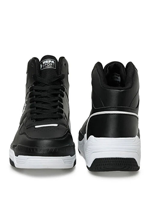 U.s. Polo Assn. U.S. Polo Assn. Siyah-Beyaz Erkek Sneaker MILOW HI 4FX | Boyner Siyah - 6. görsel