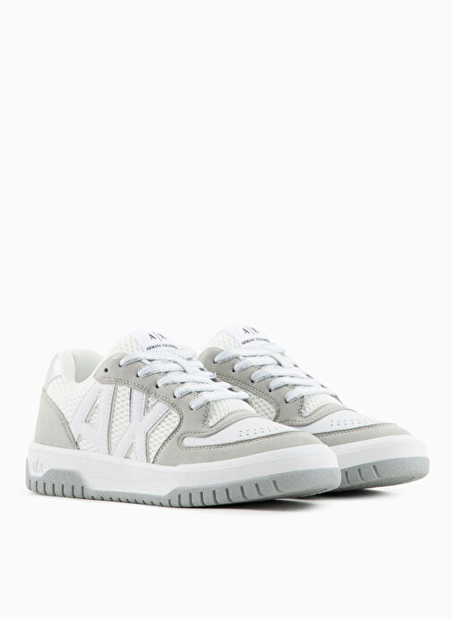 Armani Exchange Beyaz-Gri Kadın Sneaker XDX150XV831T796 - Görsel 3