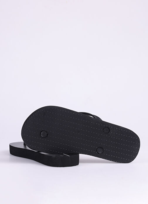 Armani Exchange Siyah Kadın Plaj Terliği XDQ010XV700N642 - Görsel 6