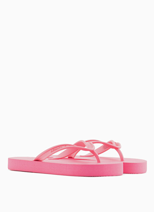 Armani Exchange Pembe Kadın Plaj Terliği XDQ010XV700T816 - Görsel 3
