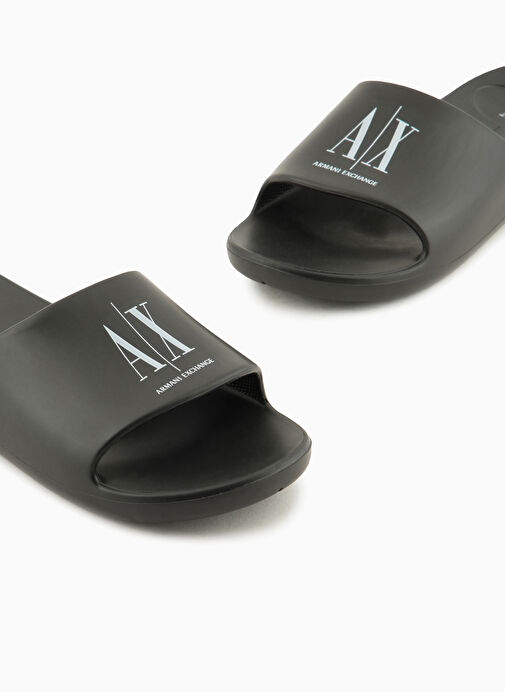 Armani Exchange Siyah Kadın Plaj Terliği XDP038XV703S277 - Görsel 5