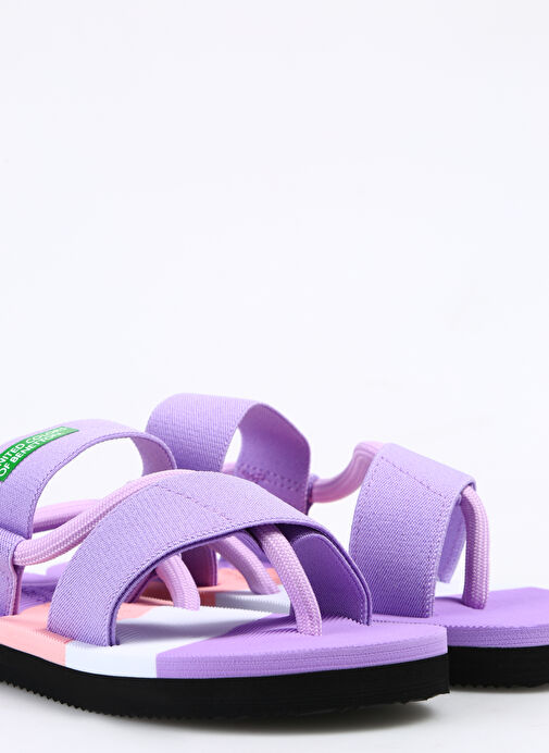 Benetton Lila Kadın Sandalet BNI-10214 - Görsel 6