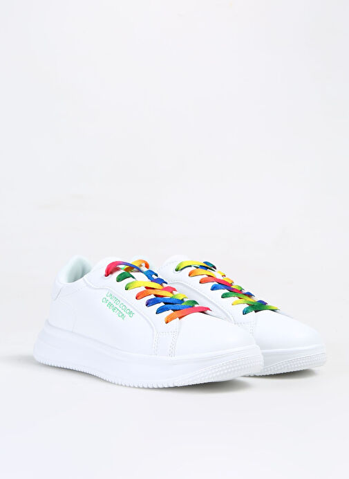 United Colors Of Benetton United Colors Of Benetton Benetton Beyaz Kadın Sneaker BNI-10061 | Boyner Beyaz - 3. görsel