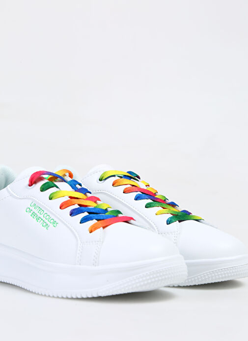 United Colors Of Benetton United Colors Of Benetton Benetton Beyaz Kadın Sneaker BNI-10061 | Boyner Beyaz - 6. görsel