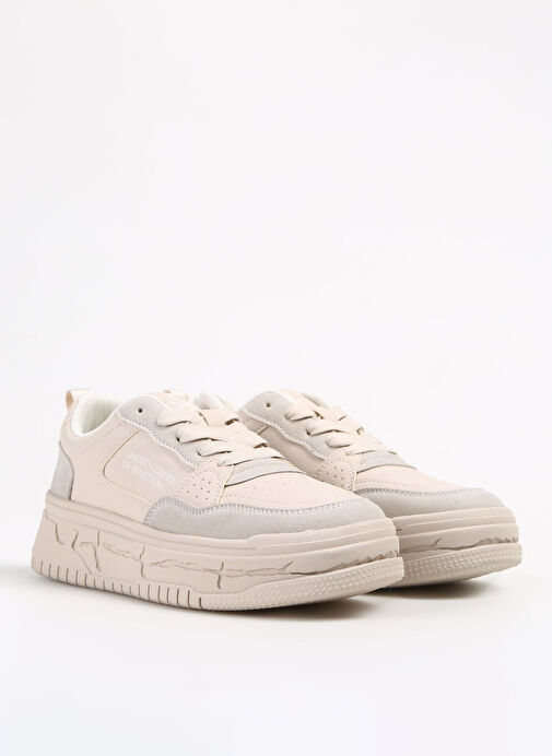 Benetton Bej Kadın Sneaker BNI-10281 - Görsel 3