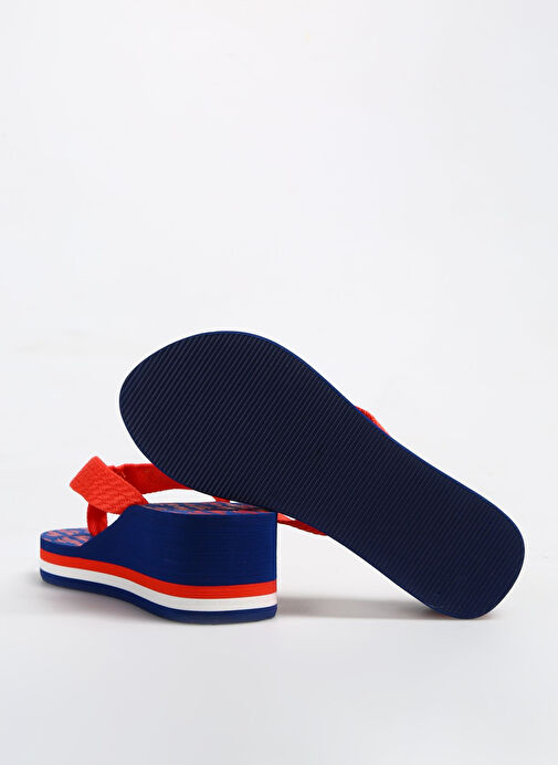Benetton Kırmızı-Lacivert Kadın Plaj Terliği BNI-10217 - Görsel 5