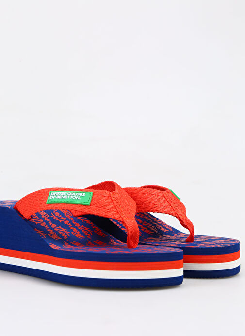 Benetton Kırmızı-Lacivert Kadın Plaj Terliği BNI-10217 - Görsel 6