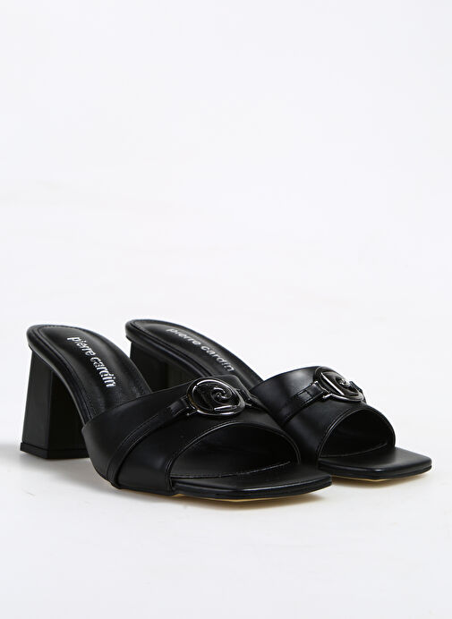 Pierre Cardin Siyah Kadın Topuklu Sandalet PC-53123 - Görsel 3