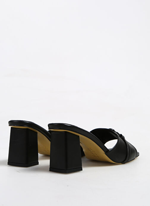 Pierre Cardin Siyah Kadın Topuklu Sandalet PC-53123 - Görsel 4