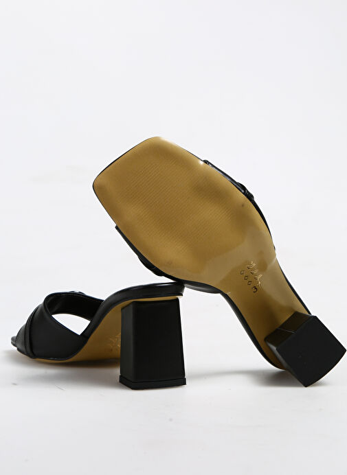 Pierre Cardin Siyah Kadın Topuklu Sandalet PC-53123 - Görsel 5
