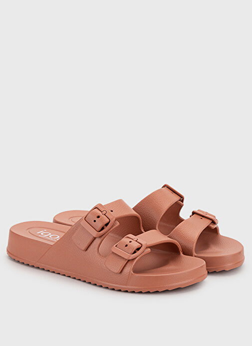 Igor Toprak Rengi Kadın Plaj Terliği S10318 - Görsel 3