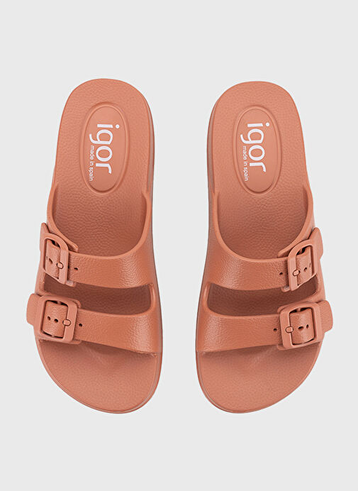 Igor Toprak Rengi Kadın Plaj Terliği S10318 - Görsel 4