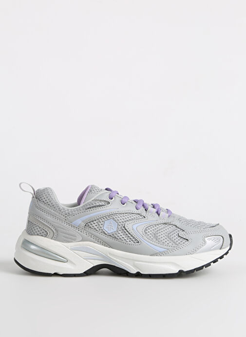 Hammer Jack Gri-Mor Kadın Deri Sneaker HADER Z AYAKKABI - Görsel 2