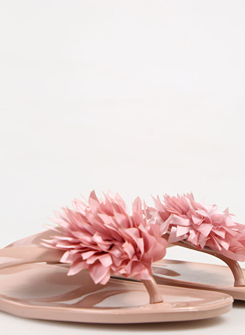 F By Fabrika Pudra Kadın Plaj Terliği PUPPIES - Görsel 6