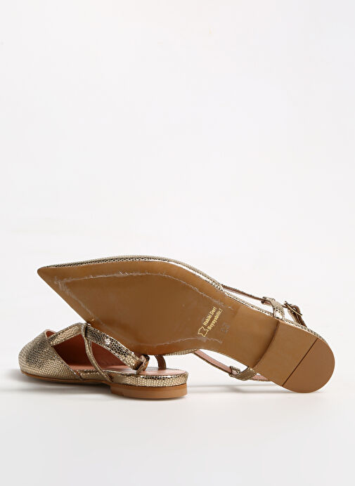 Divarese Altın Kadın Deri Babet 3277-4SS - Görsel 5