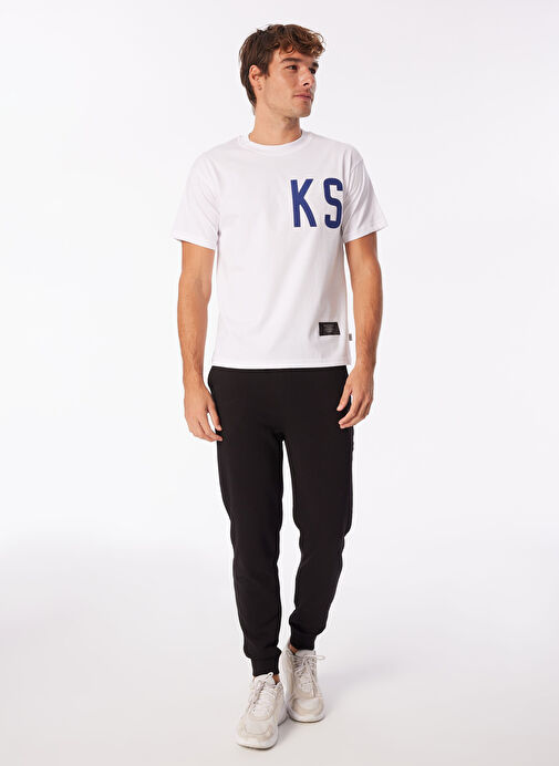 KARL LAGERFELD Lastikli Bel Slim Fit Siyah Erkek Eşofman Altı 705893500900