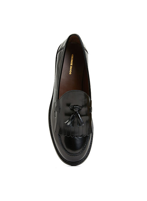 George Hogg Bordo George Hogg Deri Kadın Loafer 93318