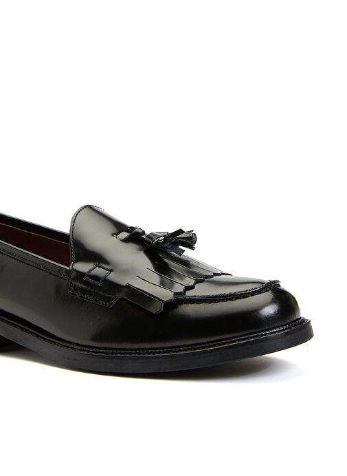 George Hogg Bordo George Hogg Deri Kadın Loafer 93318