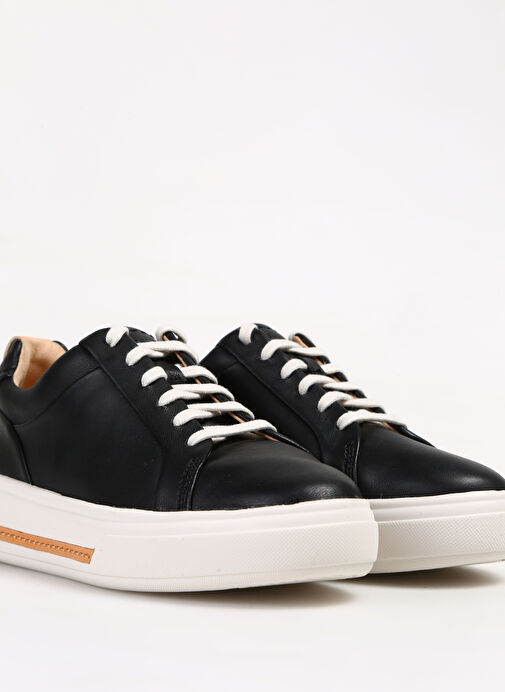 Clarks Siyah Kadın Deri Sneaker 26176307 - Görsel 6