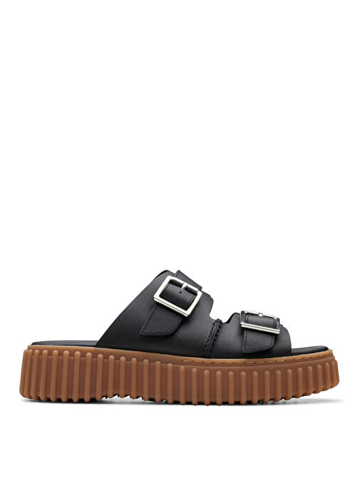 Clarks Siyah Kadın Deri Terlik 26176428 - Görsel 2