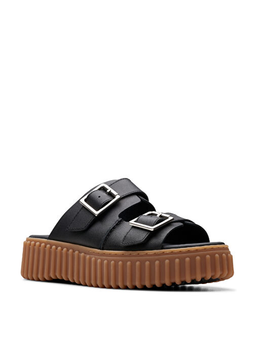 Clarks Siyah Kadın Deri Terlik 26176428 - Görsel 4